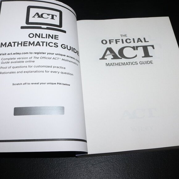 This Official ACT Mathematics Guide 2nd Edition not used 2021 softcover - Picture 3 of 4